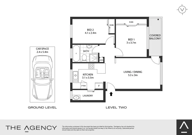 Floorplan of Homely apartment listing, 15/25A George Street, Marrickville NSW 2204