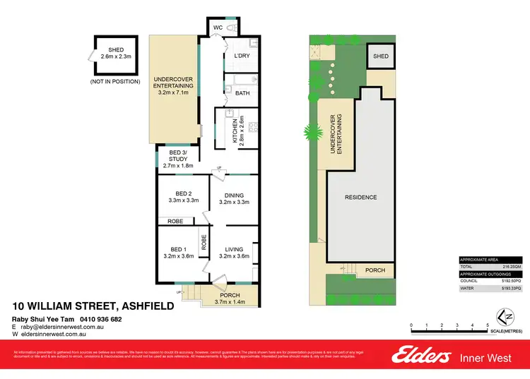 Floorplan of Homely semi-detached listing, 10 William Street, Ashfield NSW 2131