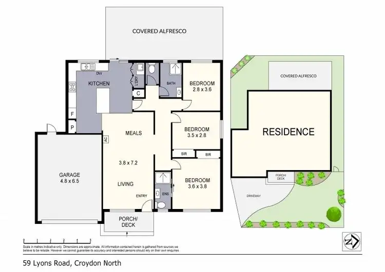 Floorplan of Homely house listing, 59 Lyons Road, Croydon North VIC 3136