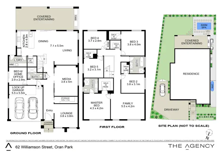 Floorplan of Homely house listing, 62 Williamson Street, Oran Park NSW 2570