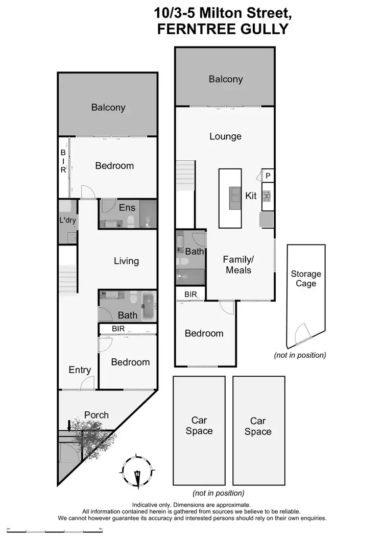 Floorplan of Homely unit listing, 10/3-5 Milton Street, Ferntree Gully VIC 3156