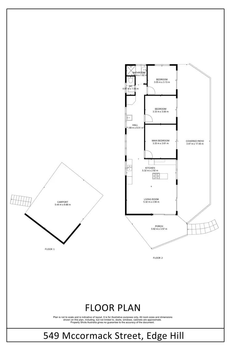 Floorplan of Homely house listing, 549 McCormack Street, Edge Hill QLD 4870