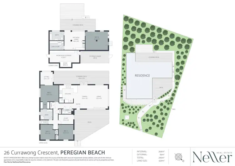 Floorplan of Homely house listing, 26 Currawong Crescent, Peregian Beach QLD 4573