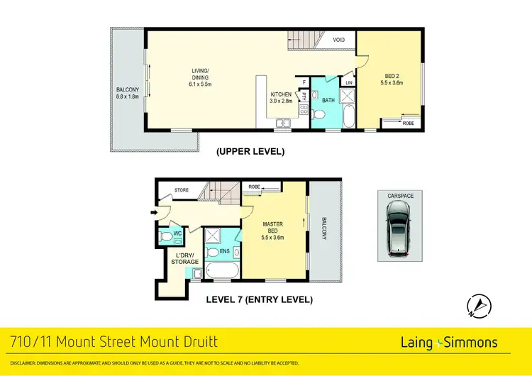 Floorplan of Homely unit listing, 710/11 Mount Street, Mount Druitt NSW 2770