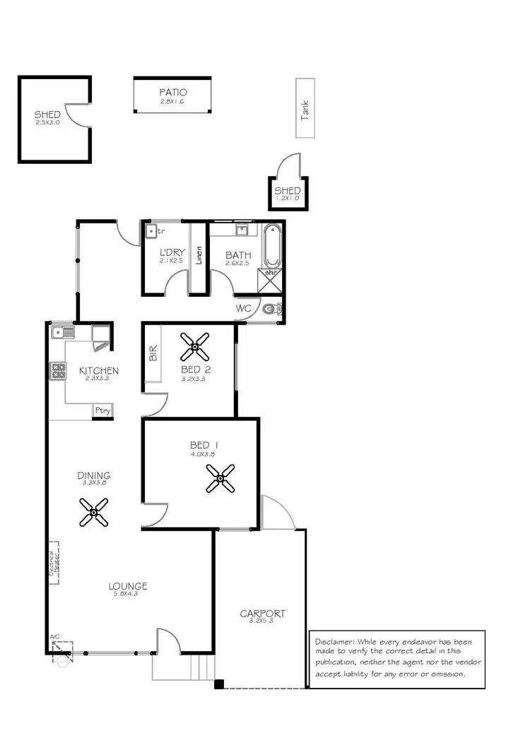 Floorplan of Homely house listing, 1/133 Oxford Terrace, Port Lincoln SA 5606