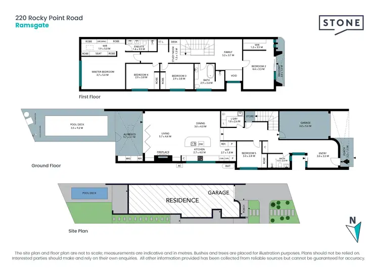 Floorplan of Homely house listing, 220 Rocky Point Road, Ramsgate NSW 2217