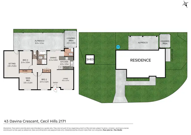 Floorplan of Homely house listing, 43 Davina Crescent, Cecil Hills NSW 2171