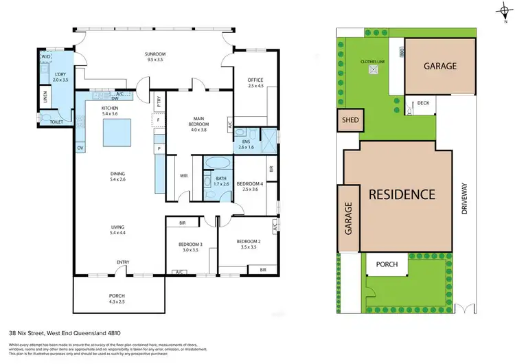 Floorplan of Homely house listing, 38 Nix Street, West End QLD 4810