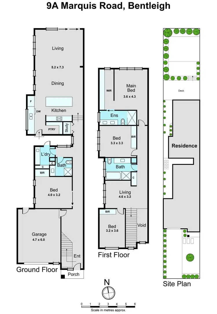 Floorplan of Homely townhouse listing, 9a Marquis Road, Bentleigh VIC 3204