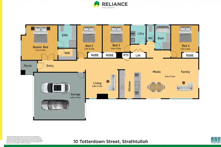 Floorplan of Homely house listing, 10 Totterdown Street, Strathtulloh VIC 3338
