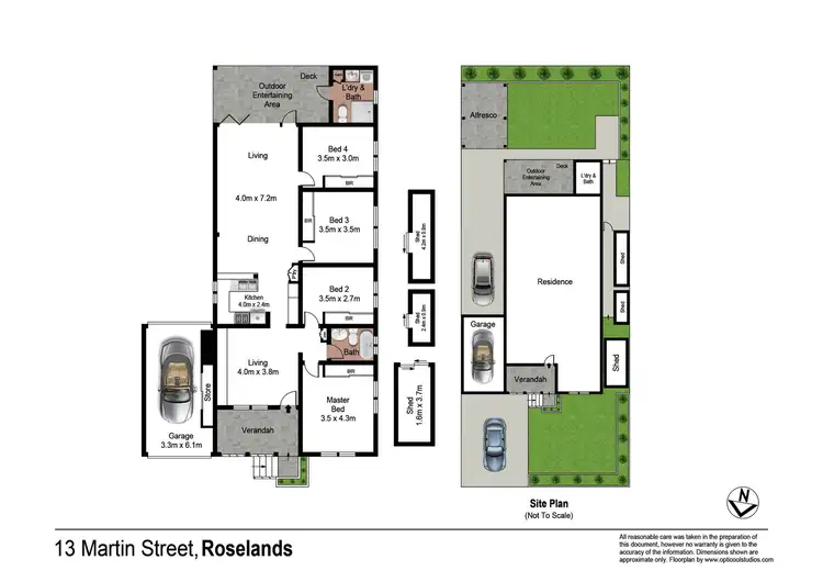 Floorplan of Homely house listing, 13 Martin Street, Roselands NSW 2196