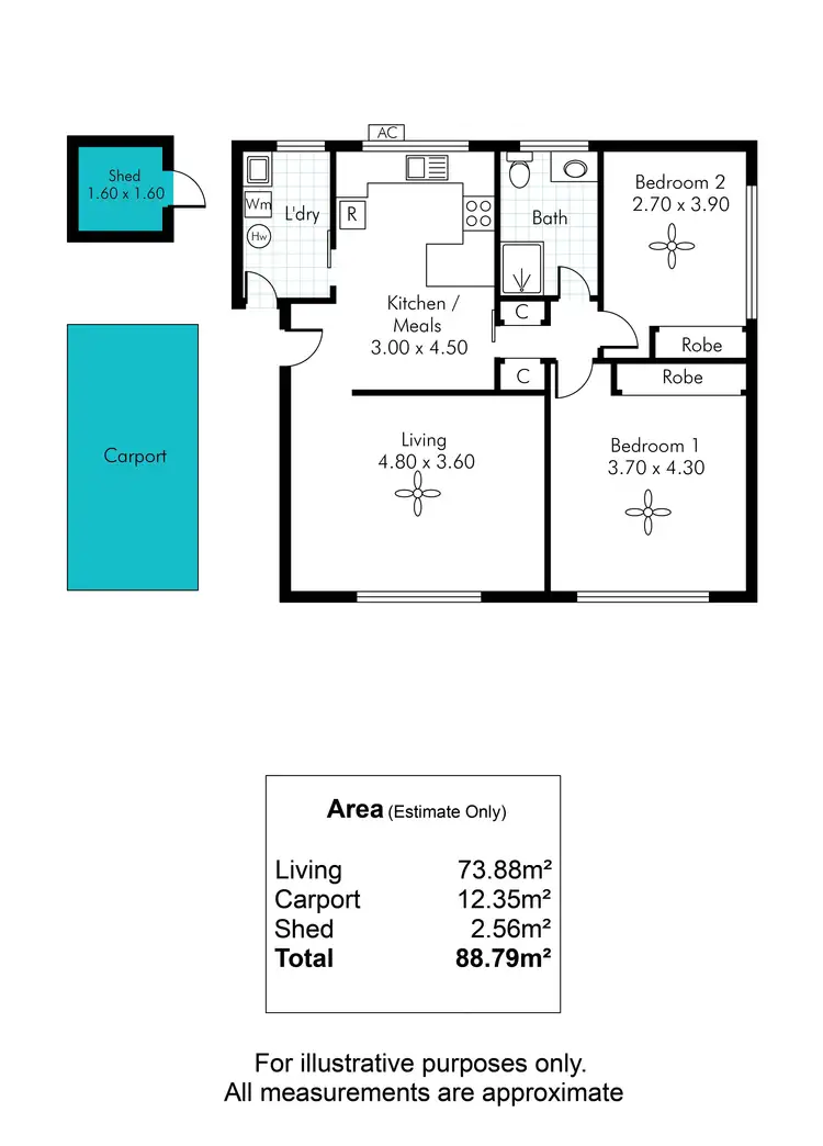 Floorplan of Homely unit listing, 5/13 Davenport Terrace, Wayville SA 5034