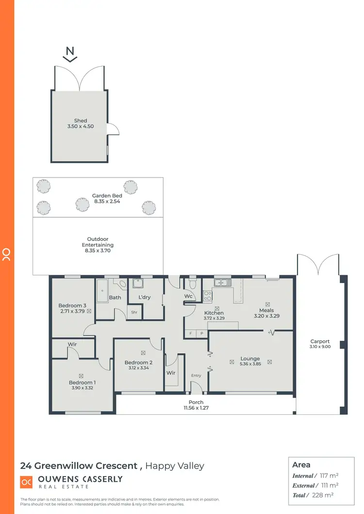 Floorplan of Homely house listing, 24 Greenwillow Crescent, Happy Valley SA 5159