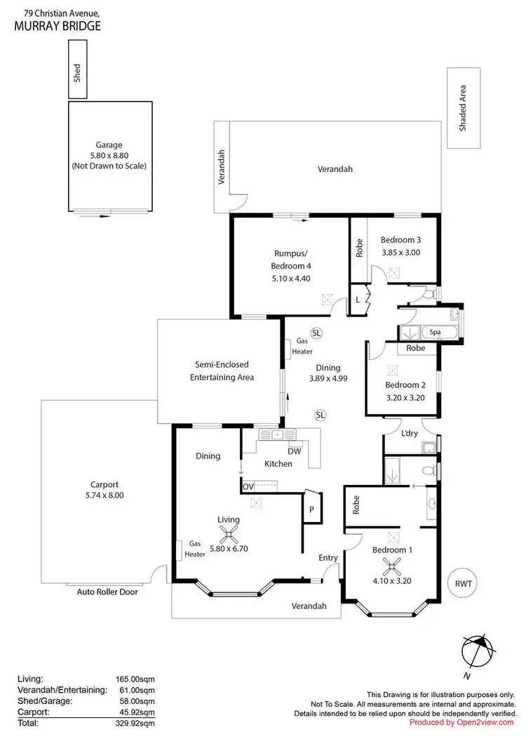 Floorplan of Homely house listing, 79 Christan Road, Murray Bridge SA 5253