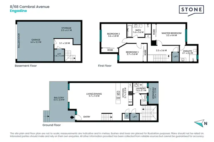 Floorplan of Homely townhouse listing, 8/68 Cambrai Avenue, Engadine NSW 2233