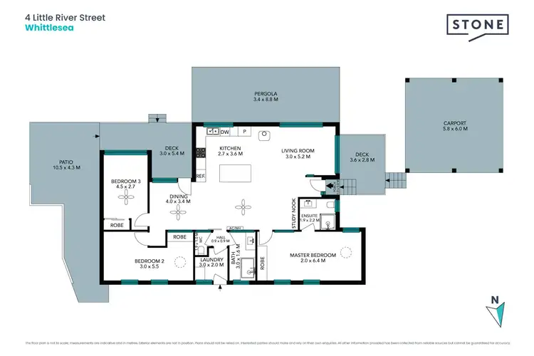 Floorplan of Homely house listing, 4 Little River Street, Whittlesea VIC 3757