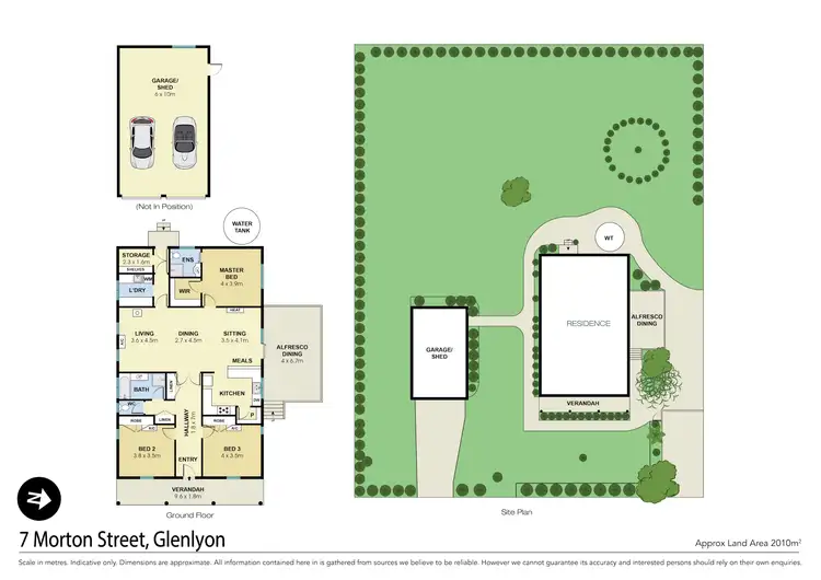 Floorplan of Homely house listing, 7 Morton Street, Glenlyon VIC 3461