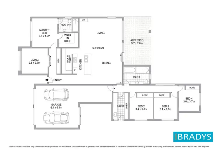Floorplan of Homely house listing, 6 Cobb Court, Bungendore NSW 2621