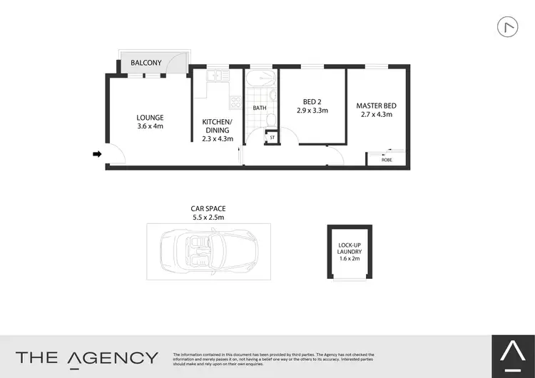 Floorplan of Homely apartment listing, 22/24-26 Hornsey Road, Homebush West NSW 2140