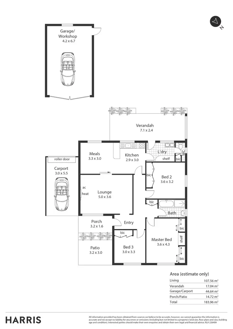 Floorplan of Homely house listing, 2 Denman Terrace, Lower Mitcham SA 5062