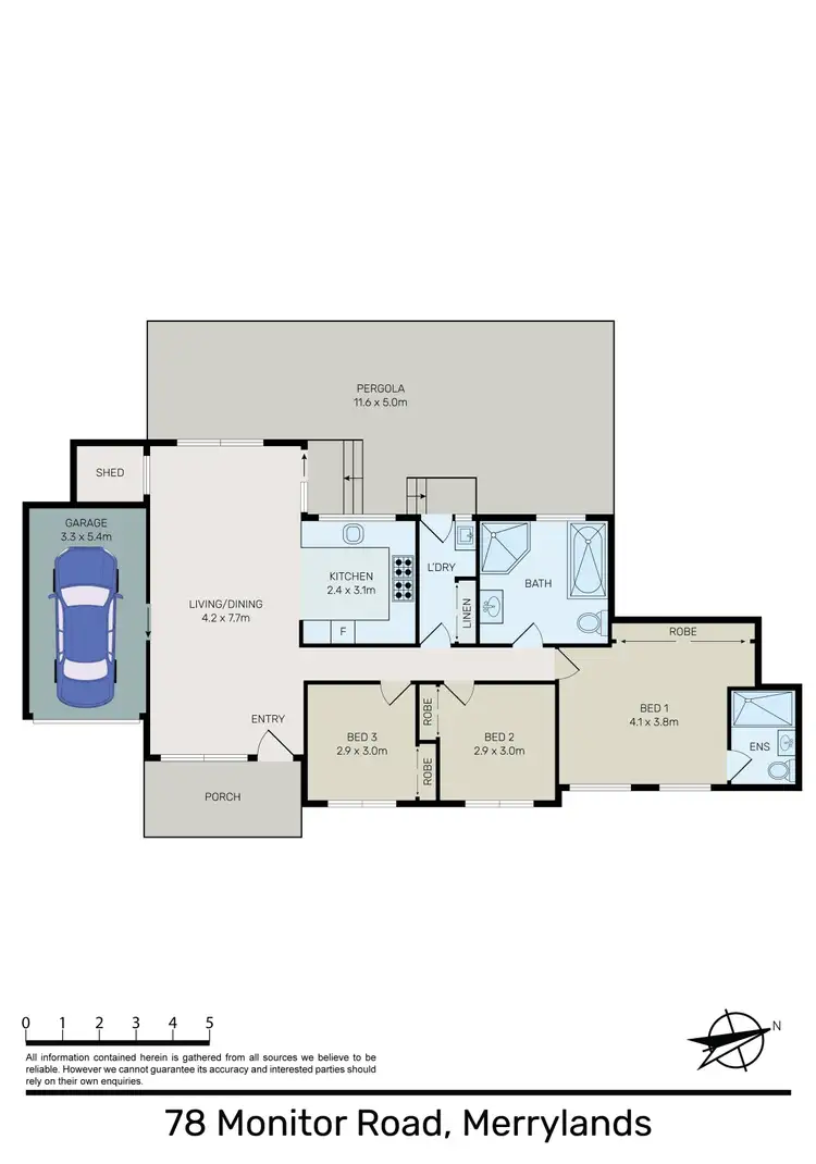 Floorplan of Homely house listing, 78 Monitor Road, Merrylands NSW 2160