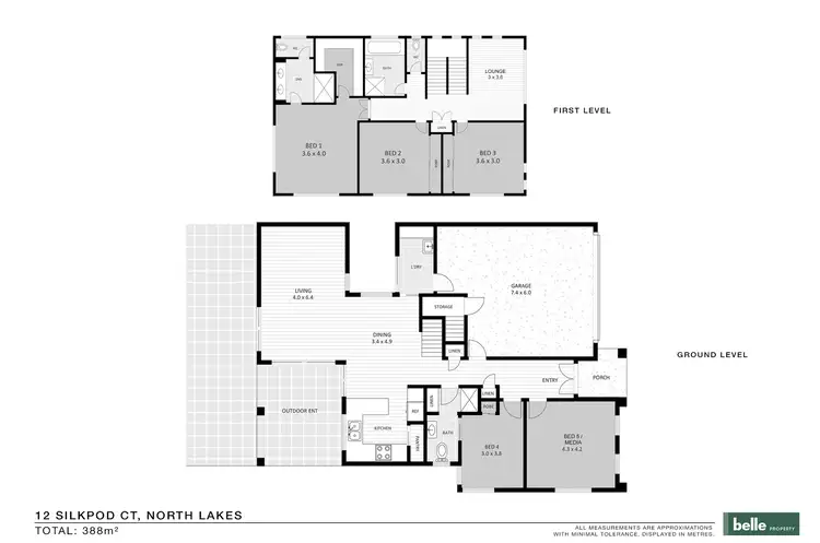 Floorplan of Homely house listing, 12 Silkpod Court, North Lakes QLD 4509