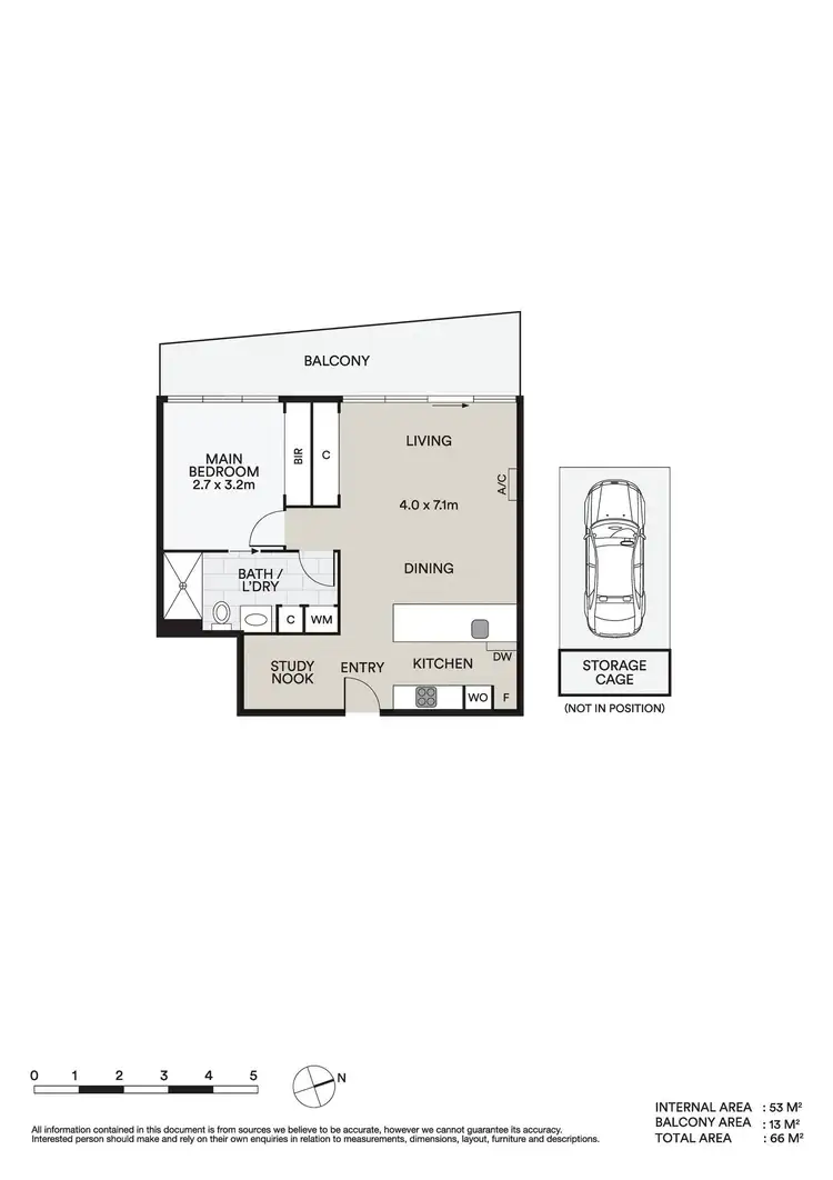 Floorplan of Homely apartment listing, 522/443 Upper Heidelberg Road, Ivanhoe VIC 3079