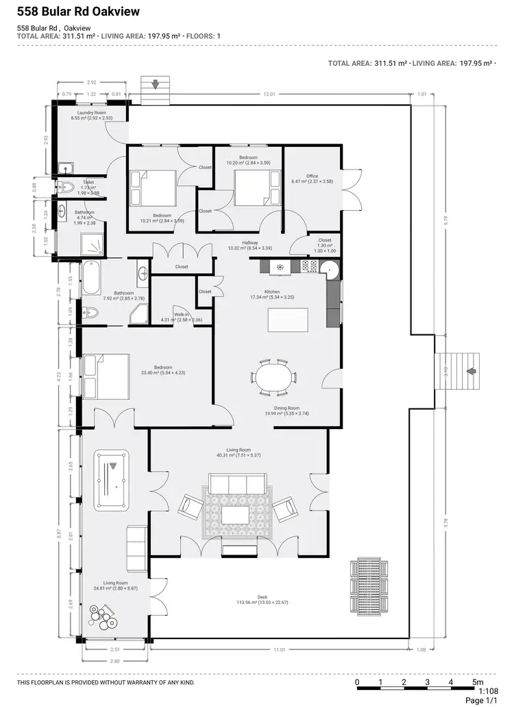 Floorplan of Homely rural property listing, 558 Bular Road, Kilkivan QLD 4600