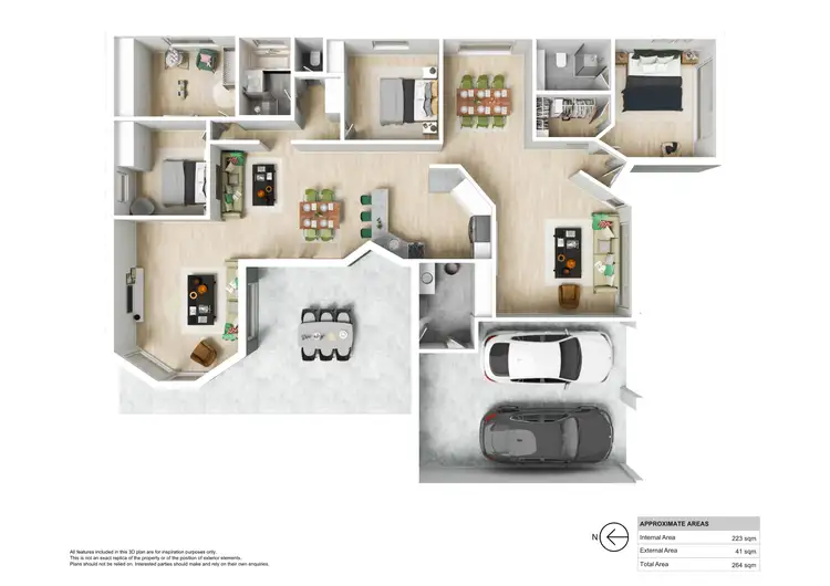 Floorplan of Homely house listing, 1 Walnut Way, Fletcher NSW 2287