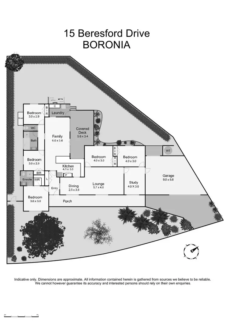 Floorplan of Homely house listing, 15 Beresford Drive, Boronia VIC 3155