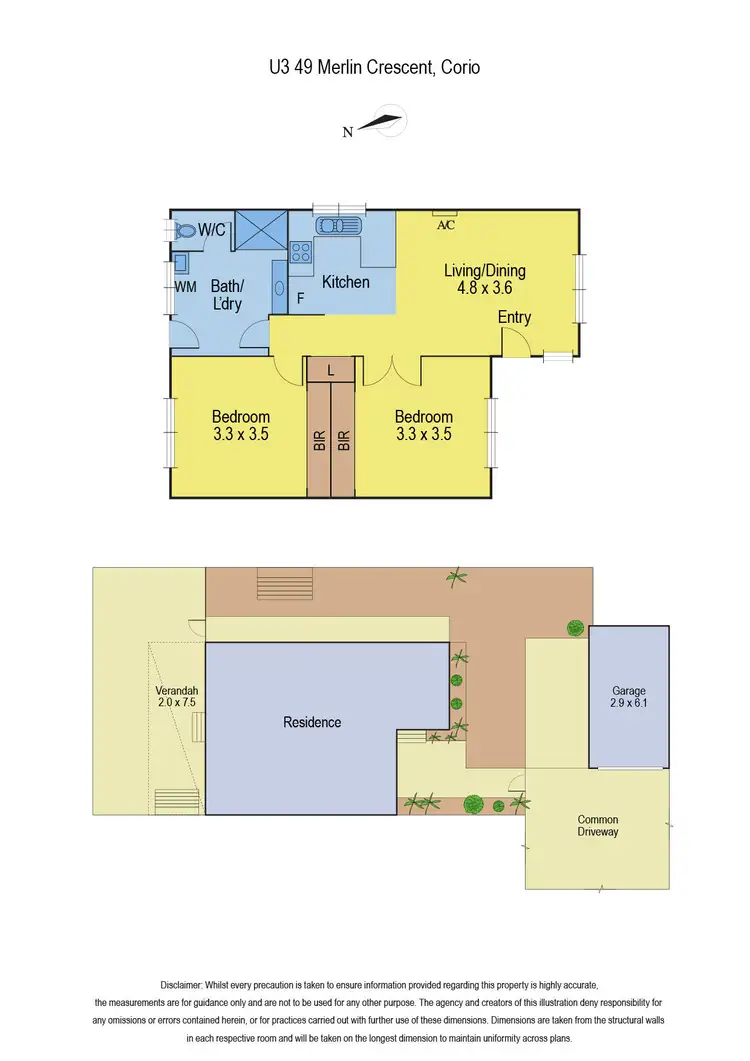 Floorplan of Homely unit listing, 3/49 Merlin Crescent, Corio VIC 3214