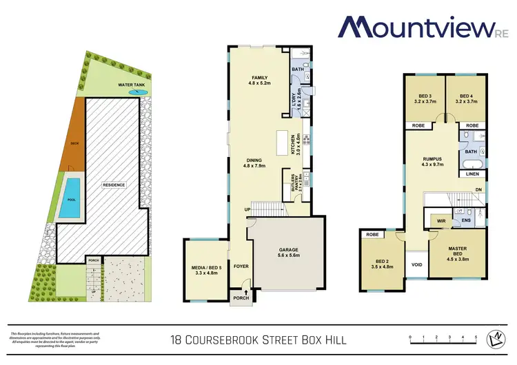 Floorplan of Homely house listing, 18 Coursebrook Street, Box Hill NSW 2765