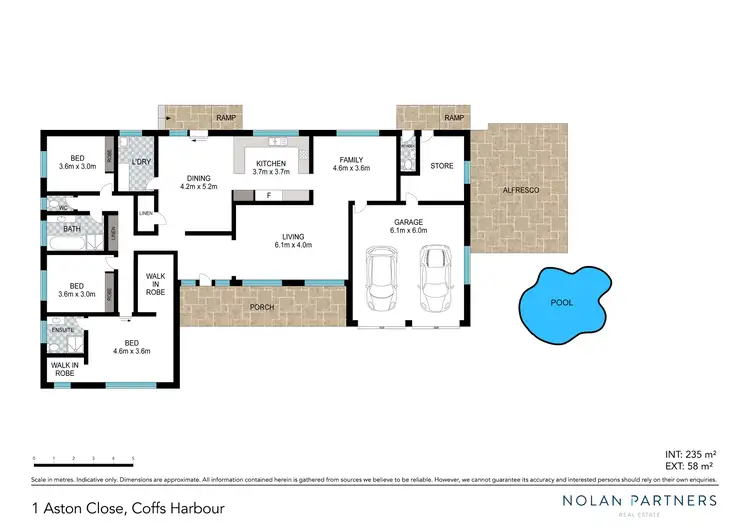 Floorplan of Homely house listing, 1 Aston Close, Coffs Harbour NSW 2450