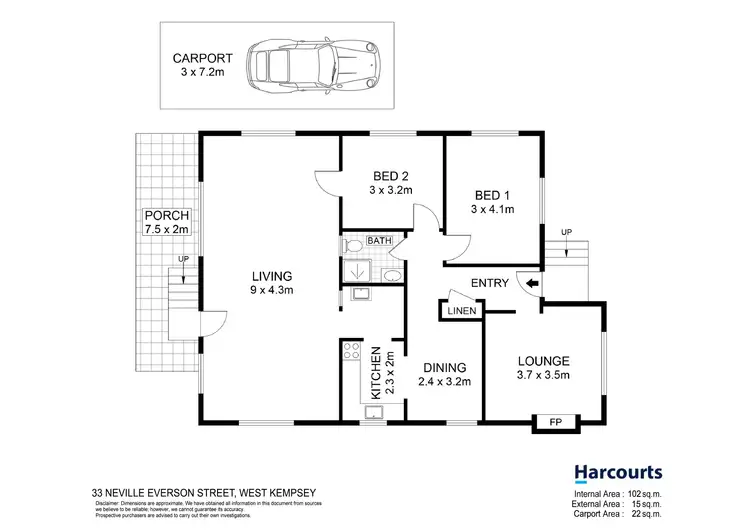 Floorplan of Homely house listing, 33 Neville Everson Street, West Kempsey NSW 2440