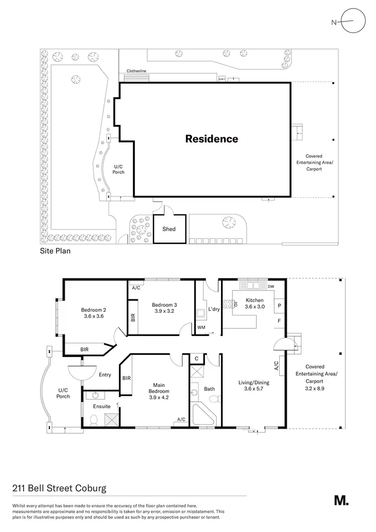 Floorplan of Homely house listing, 211 Bell Street, Coburg VIC 3058