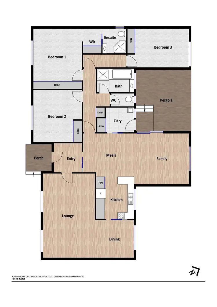 Floorplan of Homely house listing, 4 Tambo Street, Kaleen ACT 2617