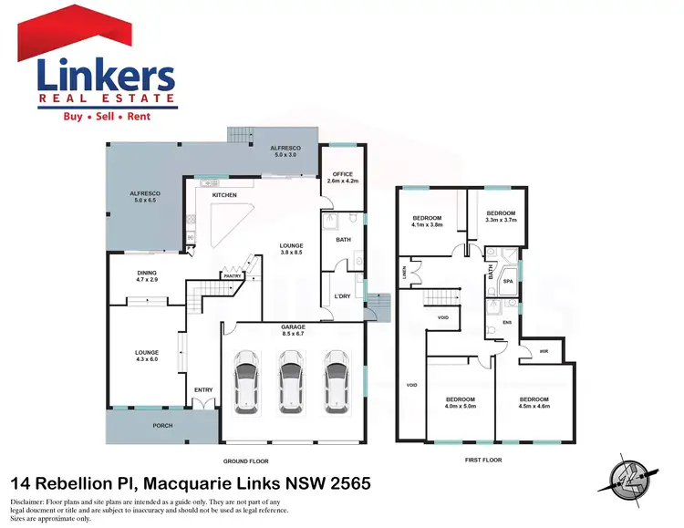 Floorplan of Homely house listing, 14 Rebellion Place, Macquarie Links NSW 2565