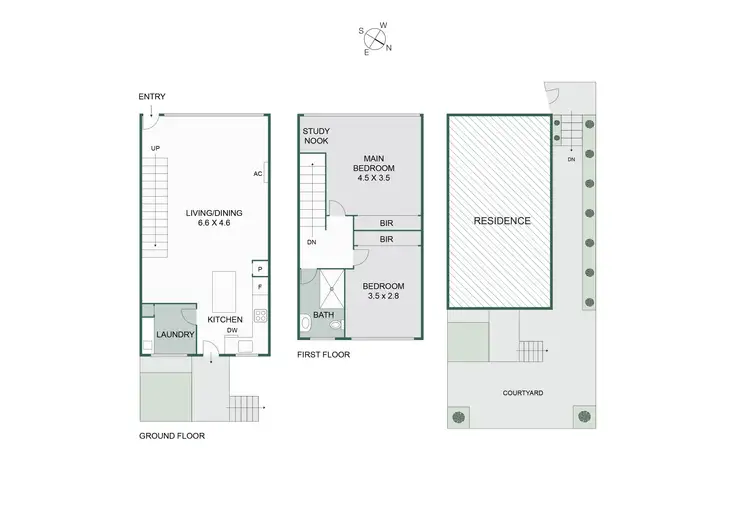 Floorplan of Homely unit listing, 1/124-125 Station Street, Aspendale VIC 3195