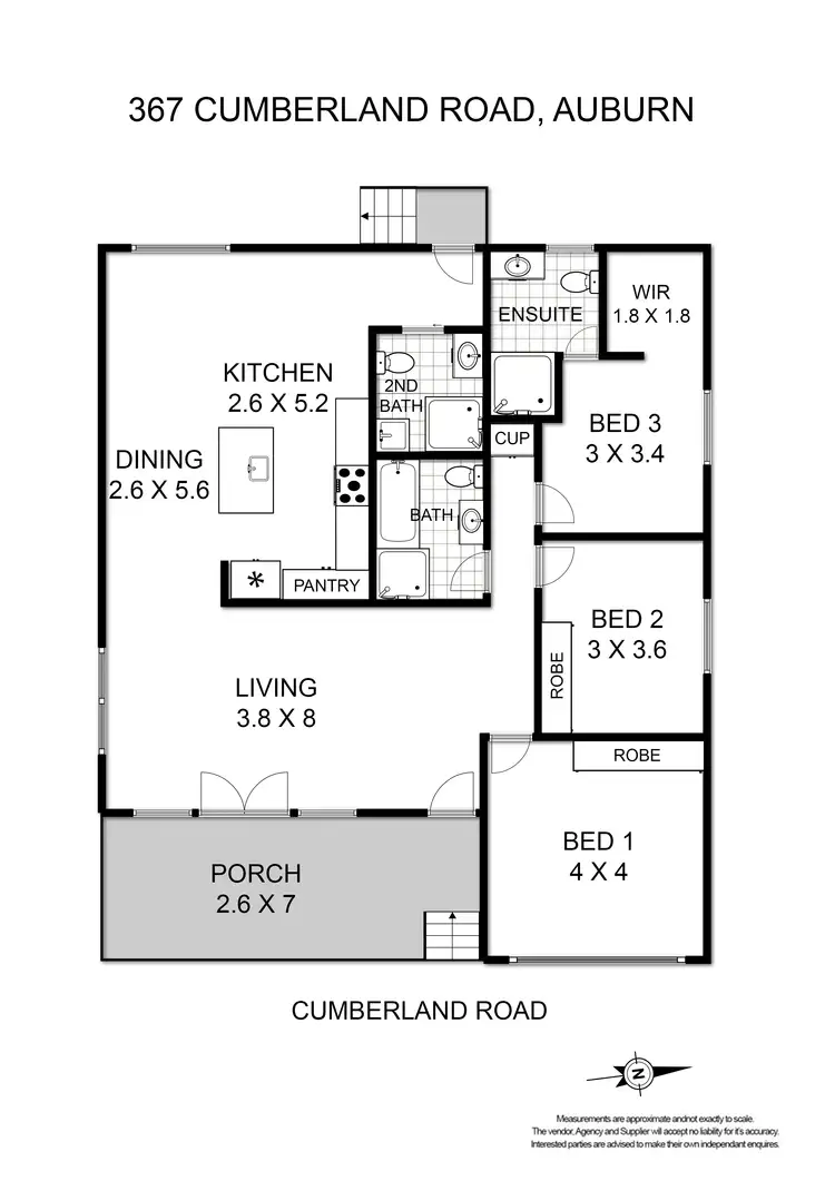 Floorplan of Homely house listing, 367 Cumberland Road, Auburn NSW 2144