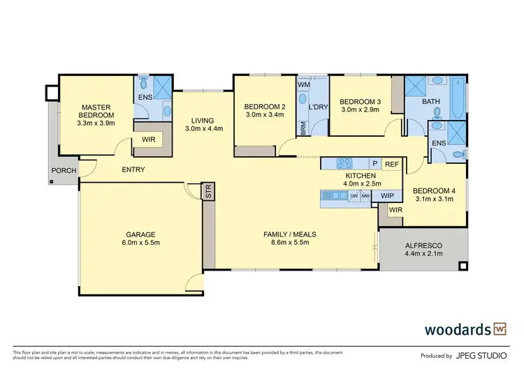 Floorplan of Homely house listing, 43 Flycatcher Road, Sunbury VIC 3429