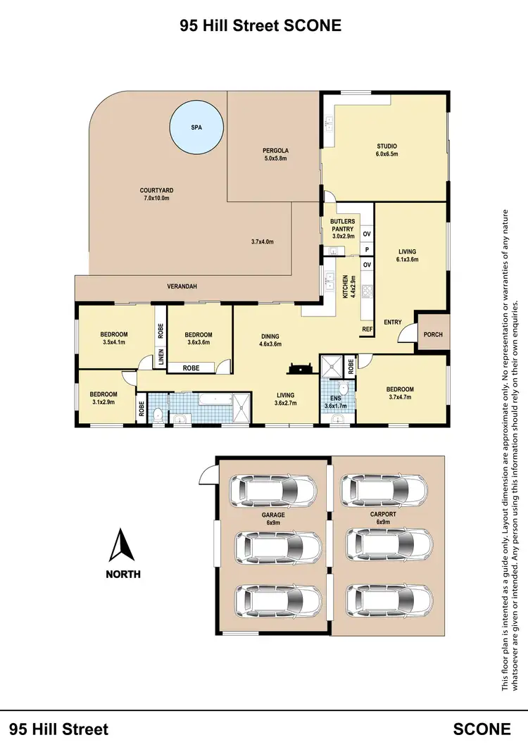 Floorplan of Homely house listing, 95 Hill Street, Scone NSW 2337