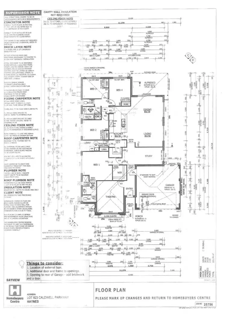 Floorplan of Homely house listing, 10 Caldwell Parkway, Haynes WA 6112