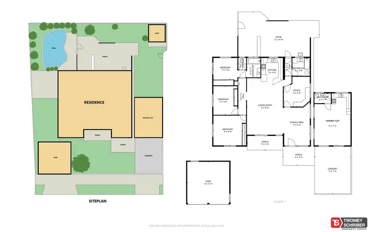 Floorplan of Homely house listing, 18 Sunflower Drive, Mooroobool QLD 4870