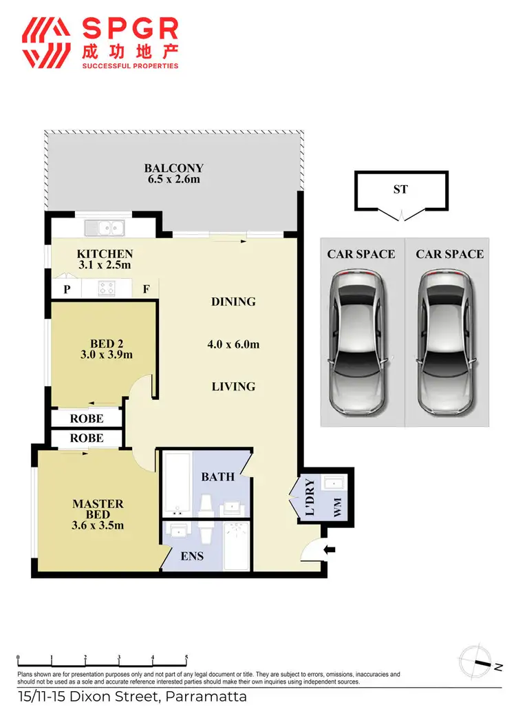 Floorplan of Homely apartment listing, 15/11-15 Dixon Street, Parramatta NSW 2150