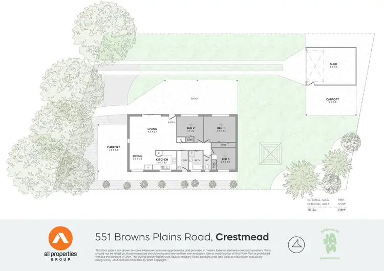 Floorplan of Homely house listing, 551 Browns Plains Road, Crestmead QLD 4132
