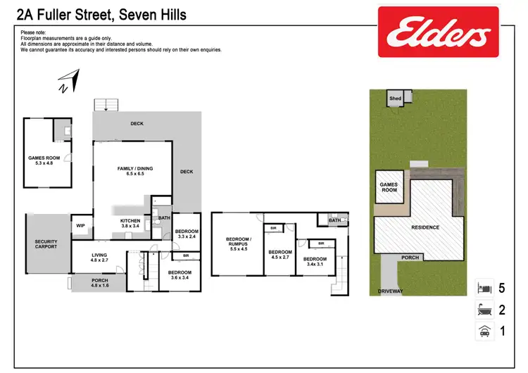 Floorplan of Homely house listing, 2A Fuller Street, Seven Hills NSW 2147