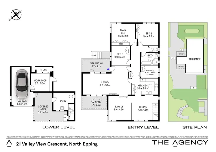 Floorplan of Homely house listing, 21 Valley View Crescent, North Epping NSW 2121