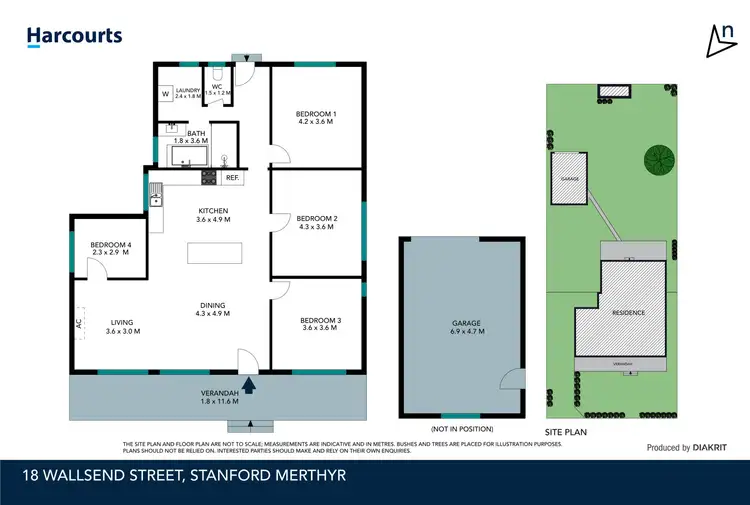 Floorplan of Homely house listing, 18 Wallsend Street, Stanford Merthyr NSW 2327