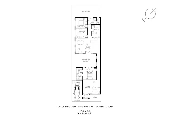 Floorplan of Homely house listing, 17 Barker Court, Mile End SA 5031