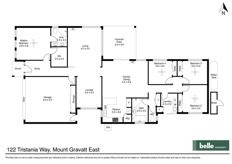 Floorplan of Homely house listing, 122 Tristania Way, Mount Gravatt East QLD 4122